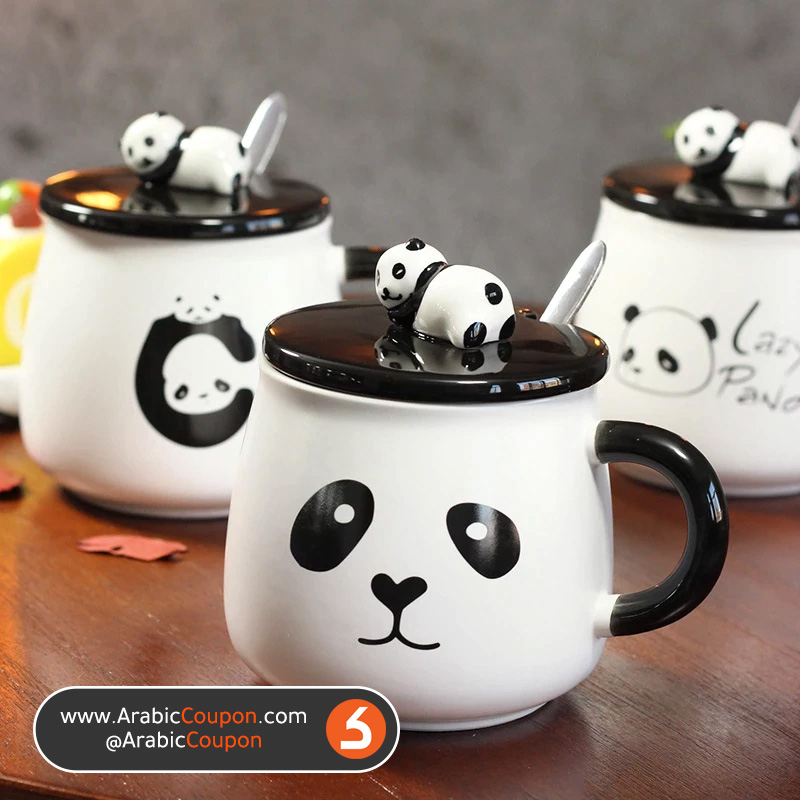Panda shape ceramic mug - Discover the latest ceramic cup designs for winter 2020
