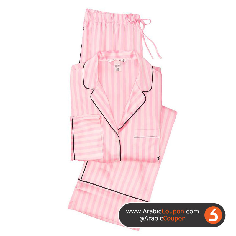 The cutest cozy women's pajamas for autumn & winter 2020 in the GCC - Victoria's Secret Long Pajama Set
