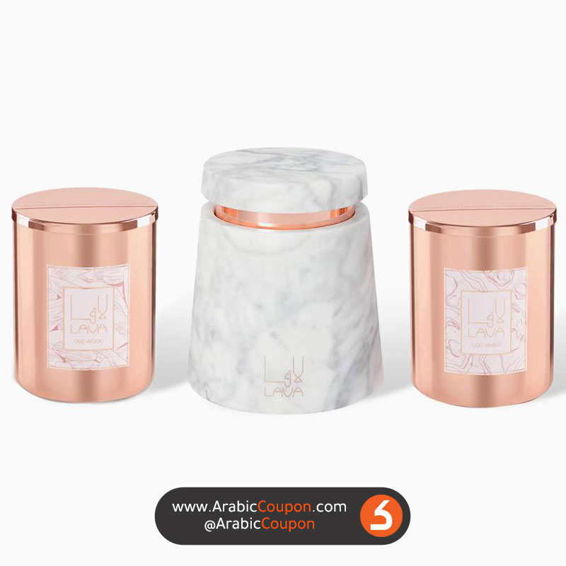 Lava Candle Kit with Marble Stand _ Discover the latest 7 most beautiful candles with Autumn & Winter smells - 