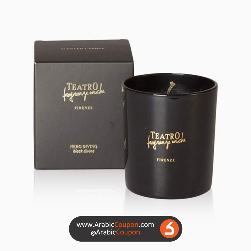 Teatro Black Divine Scented Candle _ Discover the latest 7 most beautiful candles with Autumn & Winter smells - 