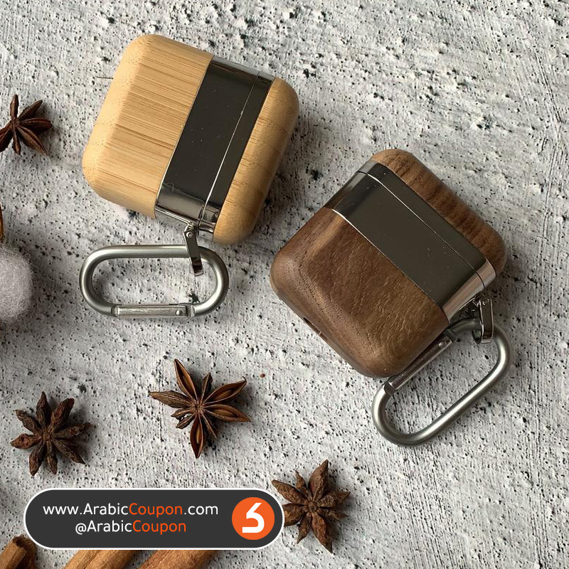 Apple Airpods case made of natural wood - The latest releases of wooden Apple AirPods cases for Winter 2020 