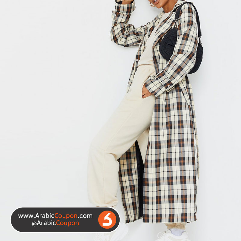 Prettylittlething woven maxi trench Coat - women Coat Trends for Autumn & Winter 2020 in GCC 