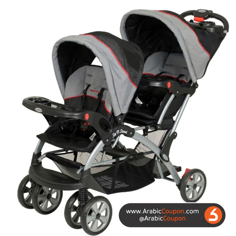 BabyTrend Stroller for Twins Model Set & Stand Ultra - Best twin strollers in the GCC market for 2020