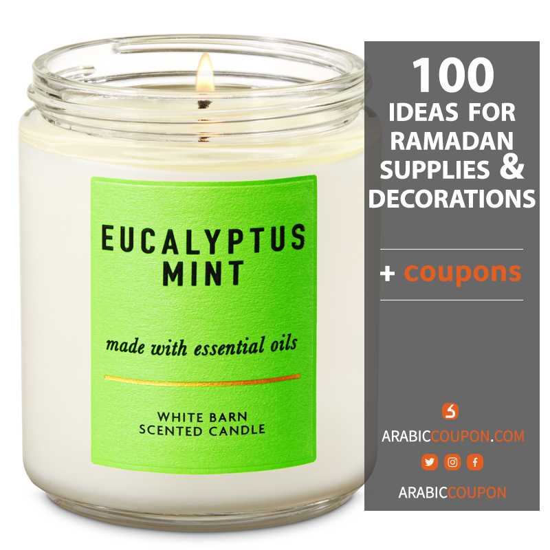 EUCALYPTUS MINT candle from bath & body works