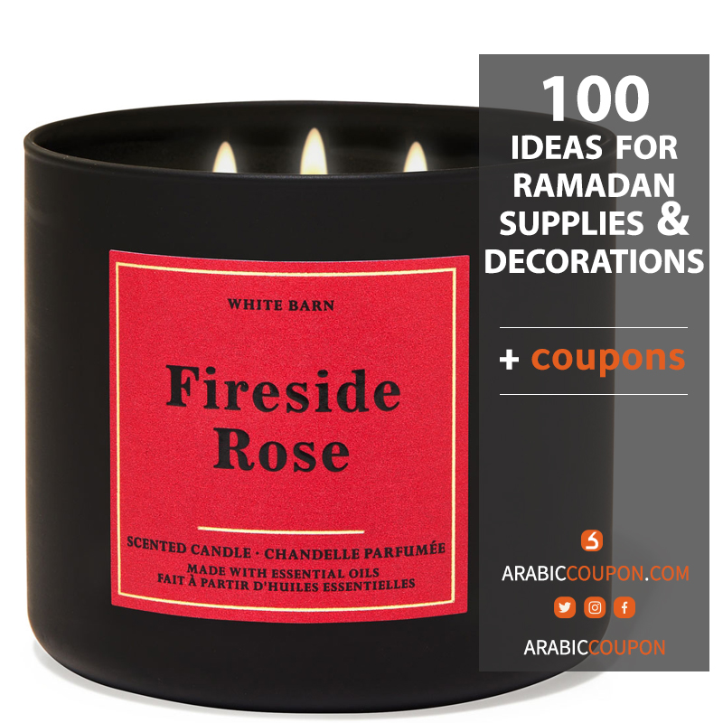 The Fire Rose Candle from the Bath and Body Works