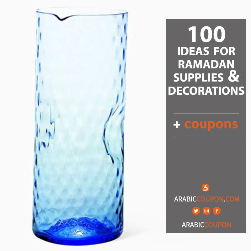 Handmade glass jug