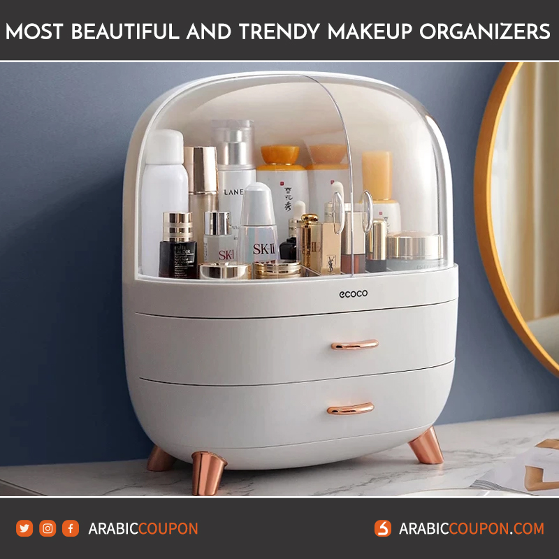 Shop Large luxury design makeup and cosmetic organizer