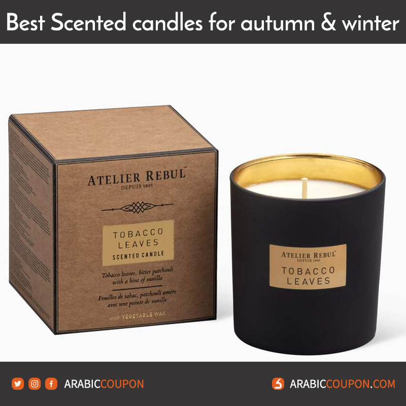 Shop Atelier Ripple Tobacco Leaves Candle