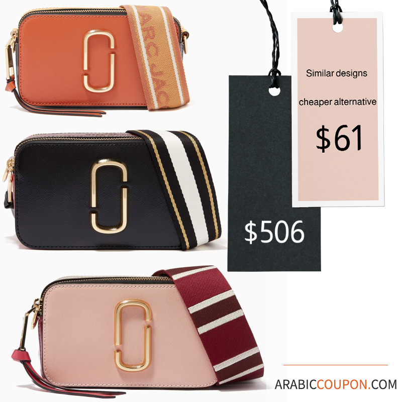 Marc Jacobs Small Snapshot Camera Crossbody Bag and its cheaper alternative with a similar design - 2021