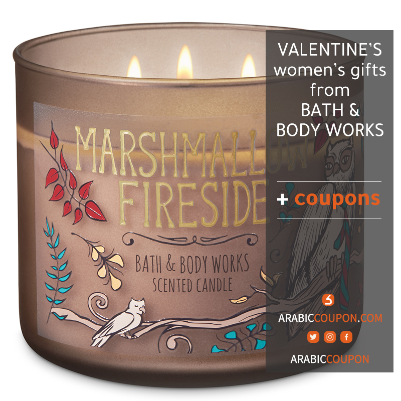 Bath & Body Works Marshmallow Candle (MARSHMALLOW FIRESIDE) - Valentine's women gifts from Bath and Body Works