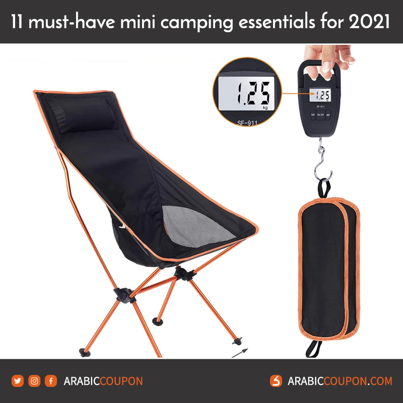 Lightweight Folding Camping Chair - Best small Camping accessories
