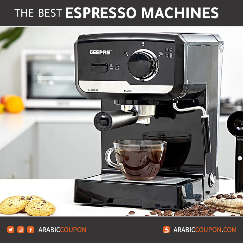 Geepas GCM6108 Espresso Coffee Machine - 6 best espresso coffee machines