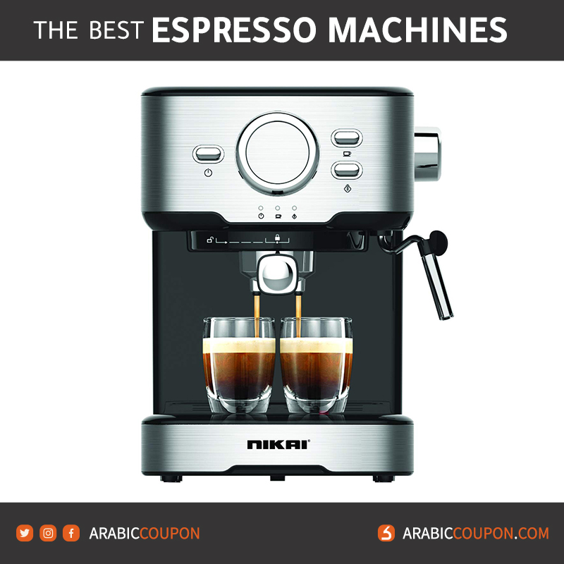 Nikai NEM1990A Espresso Maker - 6 best espresso coffee machines