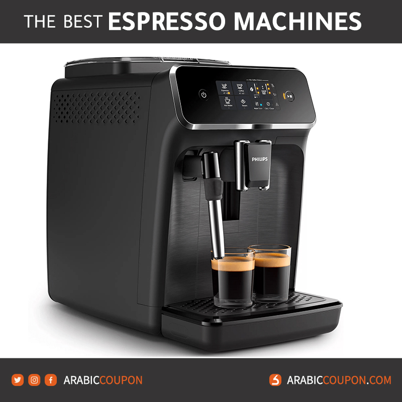 Philips 2200 series espresso, latte and cappuccino maker (philips EP2220/10) - 6 best espresso coffee machines
