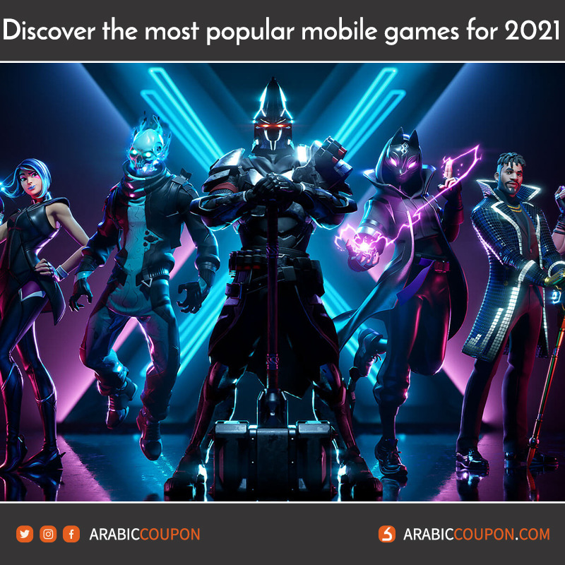Fortnite mobile game - the most popular mobile games of 2021