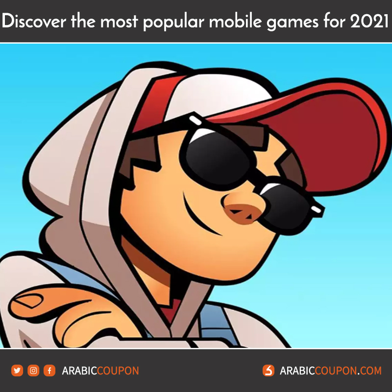 Subway Surfers mobile game - the most popular mobile games of 2021