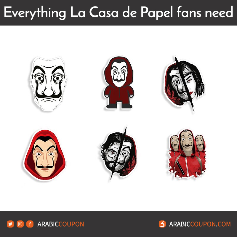 La Casa de Papel series character pins