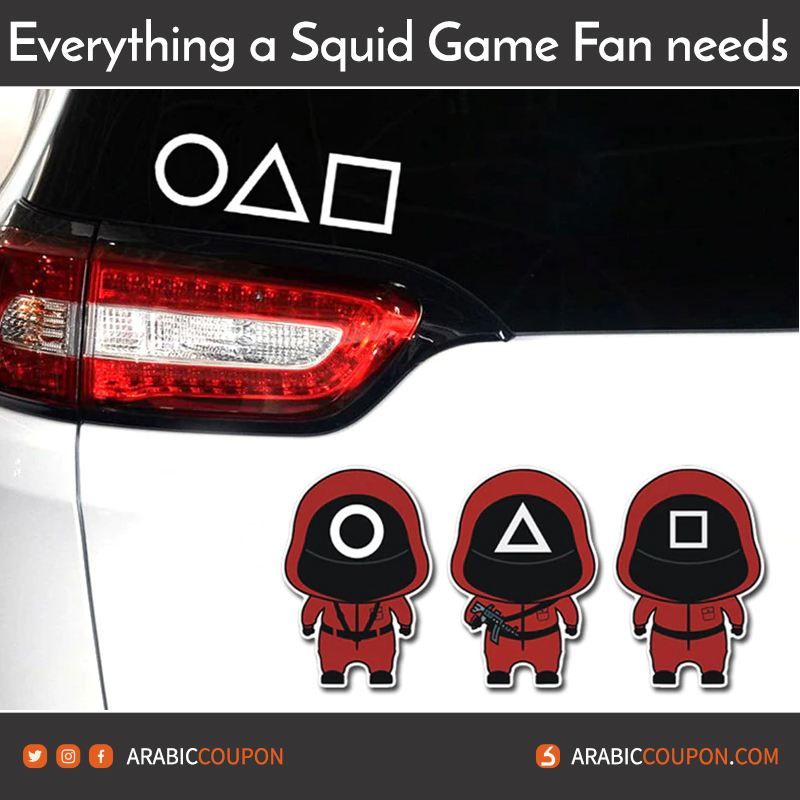 Squid Game car stickers - 
