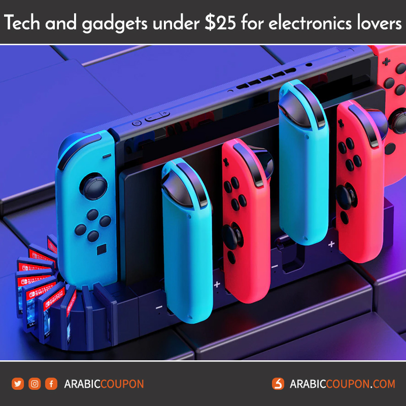 Nintendo switch holder and charger - Tech & Gadgets under $25 for electronics lovers