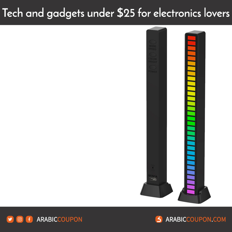 Colorful voice control light - Tech & Gadgets under $25 for electronics lovers