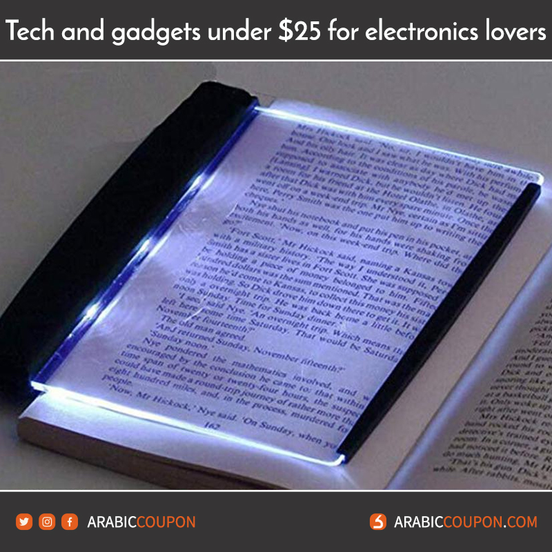 Flat Book Lamp - Tech & Gadgets under $25 for electronics lovers