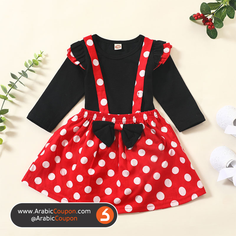 Minnie Mouse Dress for Girls - HiBobi - 