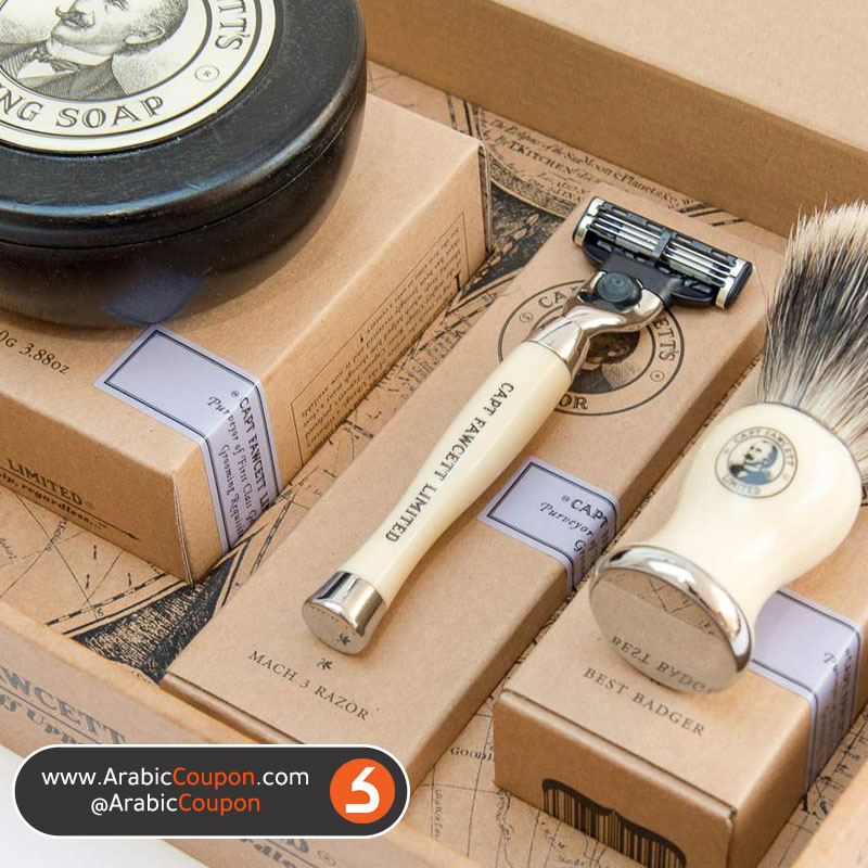 Discover The Most 6 New Traditional Luxury Mens Gifts In GCC - 2020 - Captain Fawcett - Shaving Gift Set