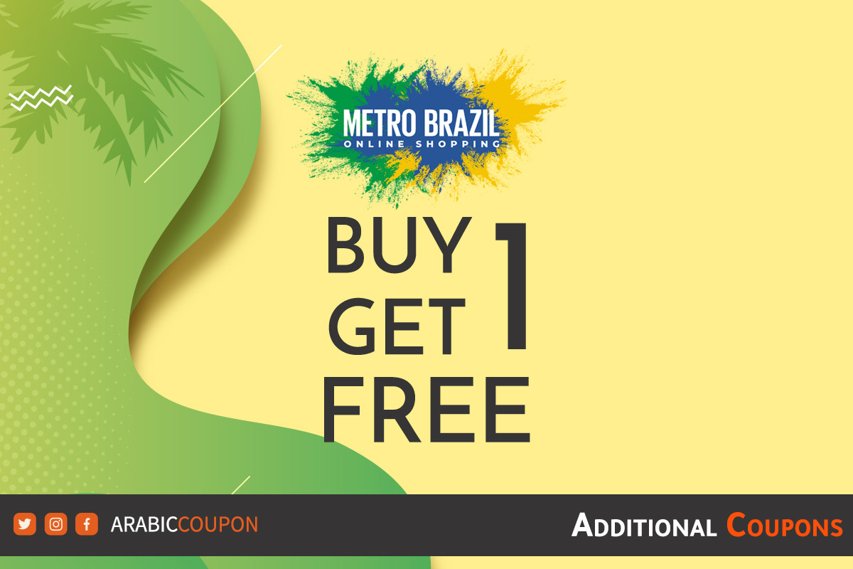 Buy 1 get 1 FREE offers from Metro Brazil, in addition to a discount coupon