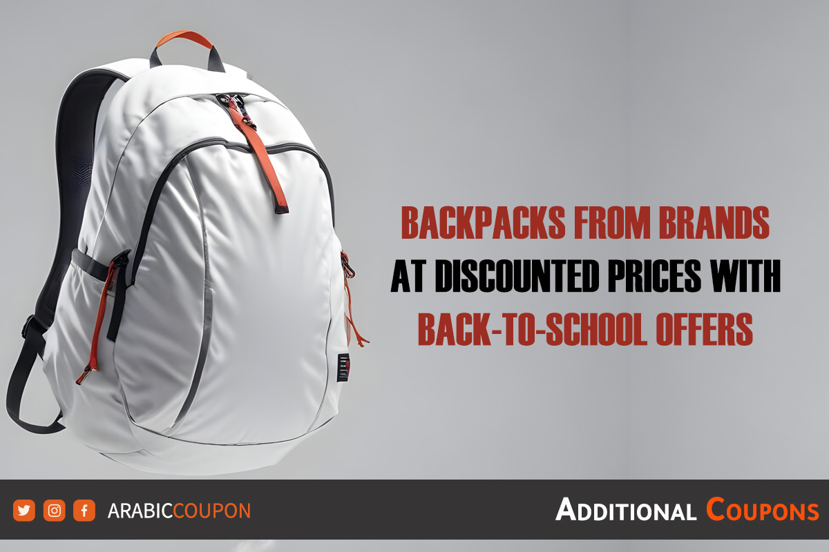 Backpacks from brands at discounted prices with back-to-school offers