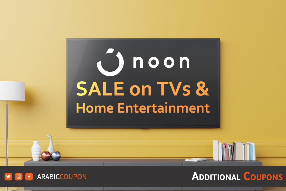 70% noon Sale on TVs & Home Entertainment with noon promo code