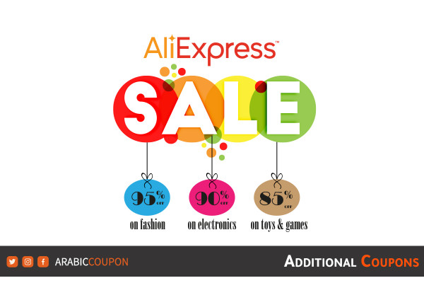 Save up to 95% with AliExpress End of Year offers with Aliexpress coupon