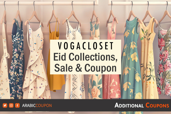 Eid collection arrived to VogaCloset with Sale up to 80% off plus VogaCloset coupon