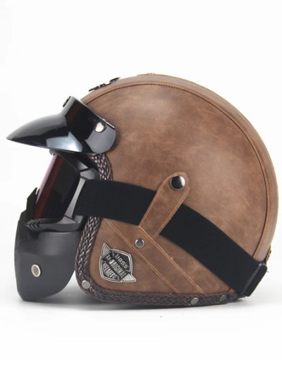 Vintage style motorcycle helmet - 58% off - Aliexpress coupon