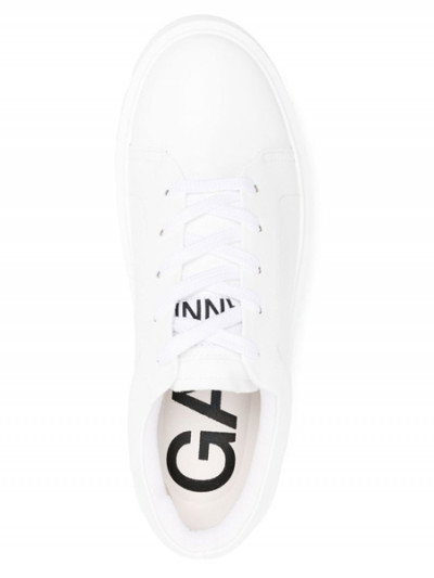 80% Farfetch Black Friday deal on Ganni White Trendy Sneakers with Farfetch Coupon