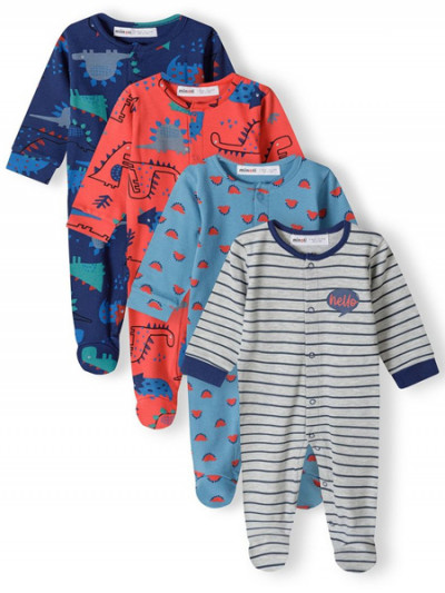 Buy Minoti 4 Piece Sleepwear Set Multicolored and Printed with 85% discount with VogaCloset coupon