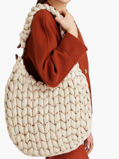 Chloe Wooden C Bag in Woven Leather is one of the most luxurious bags with 67% OFF with The Outnet Coupon & Offers