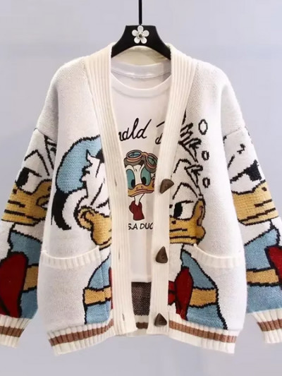 Save 60% on Disney Donald Duck Women's Sweater from AliExpress