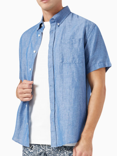 Selected Homme Regrick Shirt in Linen with 71% Ounass Sale and coupon