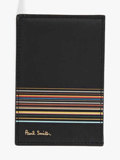 صفقة هائلة على محفظة بول سميث للبطاقات من الجلد بتصميم مخطط بخصم 48% من ذا اوت نت