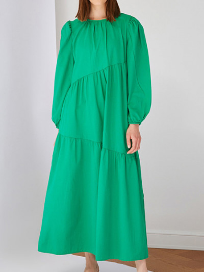 فستان مكسي اخضر من ترينديول - افضل اسعار فساتين ترينديول مع كوبون 6 ستريت